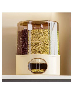 Dispensador de Alimentos Rotativo GSC 6 Compartimentos Hermético