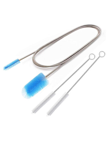 Cepillo de Drenaje Flexible Desin 169 cm con 2 Cepillos de 21 cm