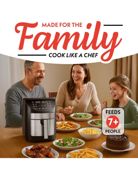 Freidora de Aire Digital Gourmia GAF798 - 7 QT, 1500W, 10 Funciones Freidora de Aire Digital Gourmia GAF798 - 7 QT, 1500W, 10 Funciones