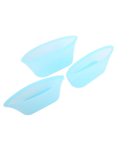 Juego de 3 Bolsas de Silicona Reutilizables Genérica 23x10 cm