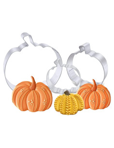 Juego de Cortadores de Galletas de Calabaza Q-BAKER 3 Piezas