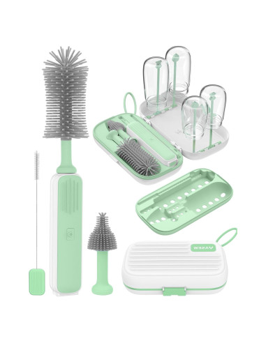 Limpiador Eléctrico de Botellas YASEW Verde 2000mAh Portátil