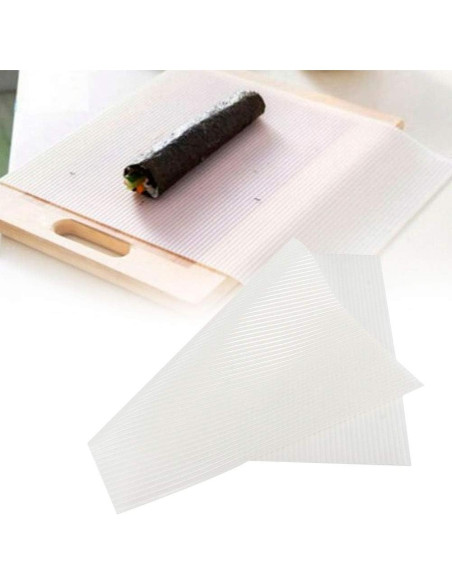 Estera de Sushi de Silicona Joyzan 35x30cm Antiadherente Estera de Sushi de Silicona Joyzan 35x30cm Antiadherente