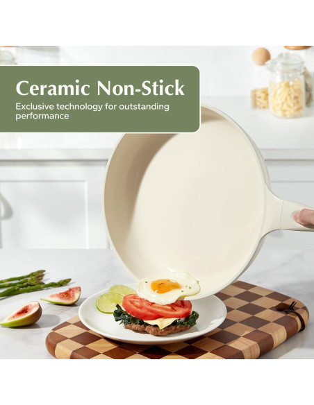 Sartén Cerámica Antiadherente Redchef 24.1 cm Beige Sartén Cerámica Antiadherente Redchef 24.1 cm Beige