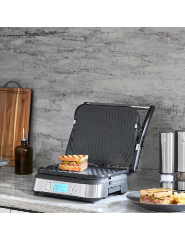 Griddler Sin Humo Cuisinart GR-6SNAS, 5 Funciones, 6.13 kg