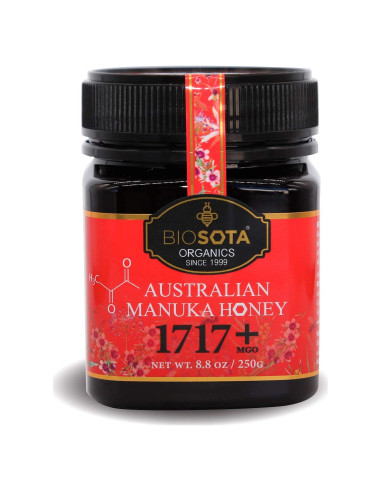 Miel de Manuka Orgánica Biosota MGO 1717+ 250g - Grado Médico