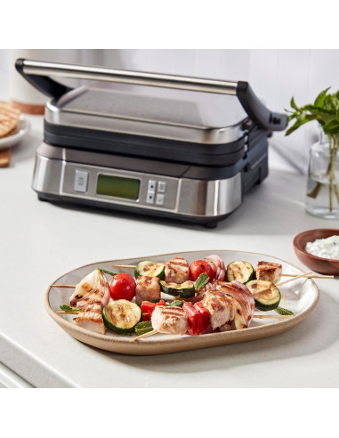 Griddler Sin Humo Cuisinart GR-6SNAS, 5 Funciones, 6.13 kg
