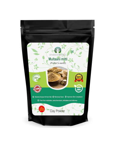 Tierra de Fuller AYURVEDASHREE 100g - Arcilla Bentonita Natural