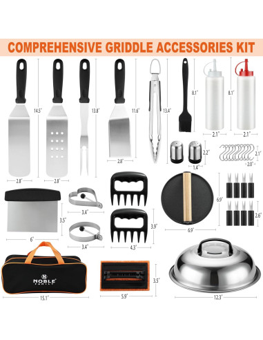 Kit de Accesorios para Parrilla N Noble Family 38 Piezas