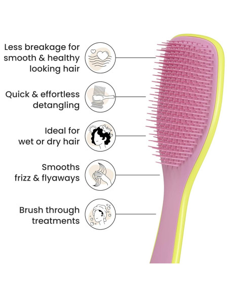 Desenredador de Cabello Tangle Teezer Definitivo Amarillo/Rosa Desenredador de Cabello Tangle Teezer Definitivo Amarillo/Rosa