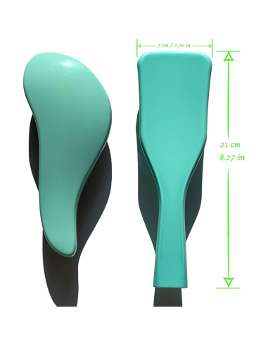 Cepillo Desenredante WYNK para Todo Tipo de Cabello - Verde y Rosa