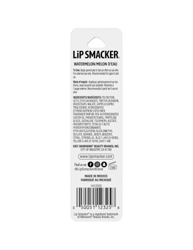 Brillo Labial Rolly Lip Smacker Sandía - Hidratante y Clásico