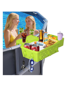 Canasta de Almacenamiento para Piscina GAMPLAE Verde 28.4x18.7cm