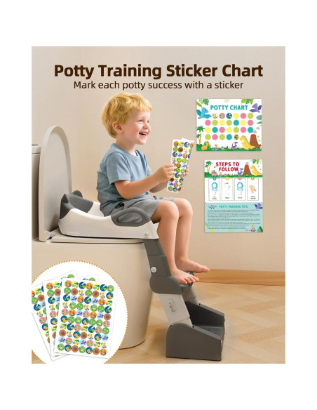 Asiento de Entrenamiento para Baño Szwbee 3-en-1 con Escalera Asiento de Entrenamiento para Baño Szwbee 3-en-1 con Escalera