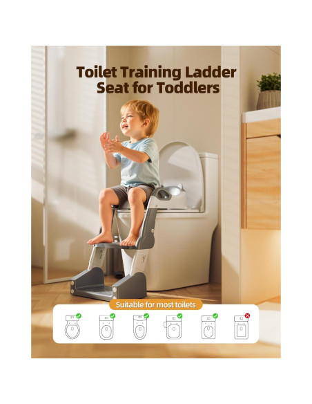 Asiento de Entrenamiento para Baño Szwbee 3-en-1 con Escalera Asiento de Entrenamiento para Baño Szwbee 3-en-1 con Escalera