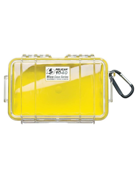 Estuche Micro Pelican 1040 Amarillo Transparente IP67 Estuche Micro Pelican 1040 Amarillo Transparente IP67