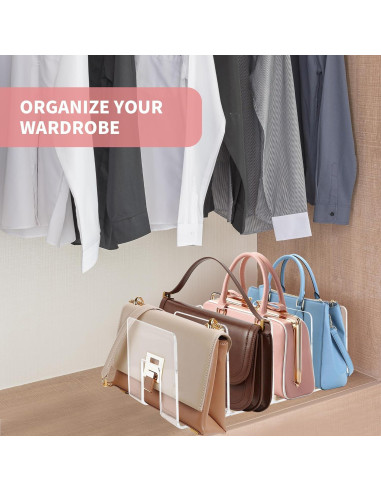 Organizadores de Bolsos Transparentes YEUIKERR - 3 Piezas 32x15x13 cm