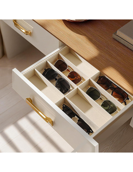 Organizador de Gafas de Sol Pickpiff Beige 8 Compartimentos Organizador de Gafas de Sol Pickpiff Beige 8 Compartimentos