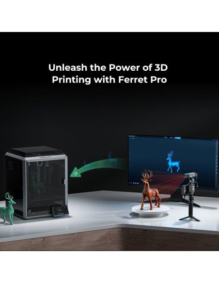 Escáner 3D Creality CR Scan Ferret Pro - Precisión 0.1mm Escáner 3D Creality CR Scan Ferret Pro - Precisión 0.1mm
