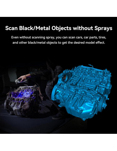 Escáner 3D Creality CR-Scan Raptor, Alta Precisión 0.02mm