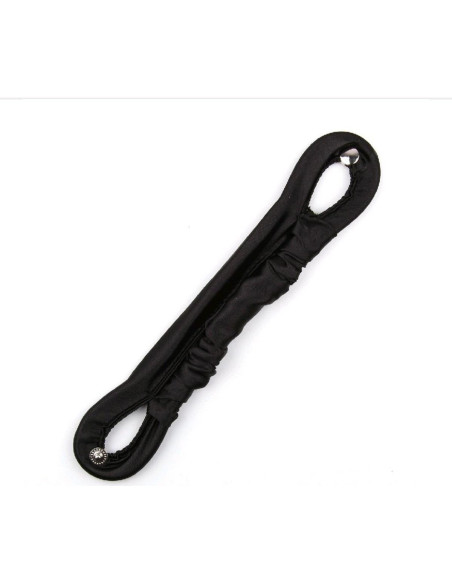Clip para moño de pelo JIAHAO grande de seda negra 22 cm Clip para moño de pelo JIAHAO grande de seda negra 22 cm