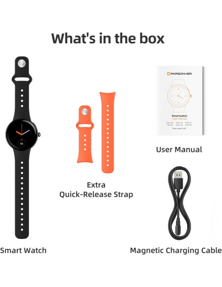 Reloj Inteligente Parsonver LW51 AMOLED 43mm Negro Fitness Reloj Inteligente Parsonver LW51 AMOLED 43mm Negro Fitness