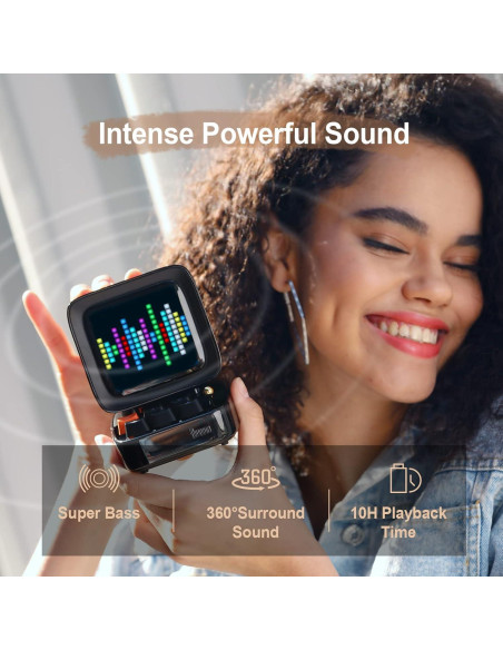 Divoom Pixoo Pantalla de Arte Pixel y Ditoo Pro Altavoz Bluetooth Divoom Pixoo Pantalla de Arte Pixel y Ditoo Pro Altavoz Bluetooth