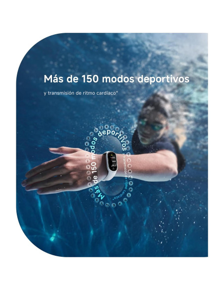 Xiaomi Mi Smart Band 10 - Pantalla AMOLED 4.37 cm, 21 Días Batería Xiaomi Mi Smart Band 10 - Pantalla AMOLED 4.37 cm, 21 Días Batería