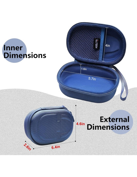 Funda LTGEM para Altavoz Soundcore Select 4 Go Azul Funda LTGEM para Altavoz Soundcore Select 4 Go Azul