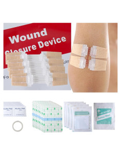 Tiras de Cierre de Heridas Soknazq - Kit de Emergencia