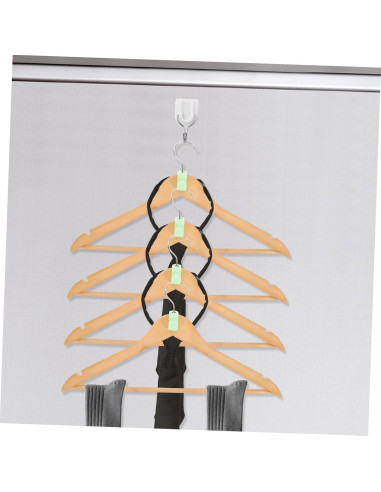 Ganchos Conectores de Perchas PRETYZOOM 10pcs Ahorra Espacio
