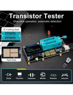 Probador de Transistores y Capacitores Treedix GM328 - Medidor LCR/ESR 2