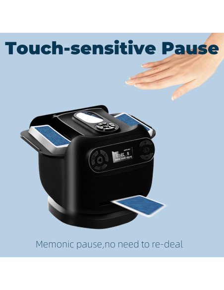 Máquina Automática de Barajar y Repartir Cartas Echtur - Negra Máquina Automática de Barajar y Repartir Cartas Echtur - Negra