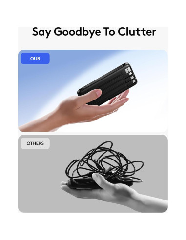 Cargador Portátil 10000mAh Dong Guan - Batería Externa con Cables