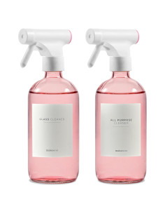 Set de 2 Botellas de Spray MaisoNovo Rosa 500 ml Vidrio