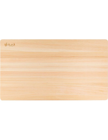 Tabla de Cortar Reversible de Madera Hinoki BOUMBI 24.9x43.9 cm