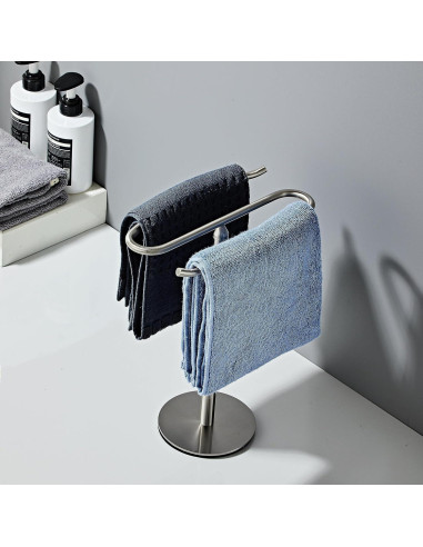 Soporte de Toalla de Mano BTHRMHW Acero Inoxidable Cepillado