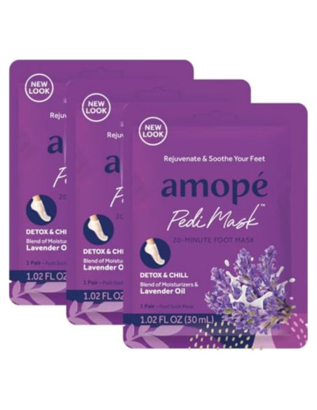 Mascarilla para Pies Amopé PediMask 20 Minutos Hidratante Mascarilla para Pies Amopé PediMask 20 Minutos Hidratante