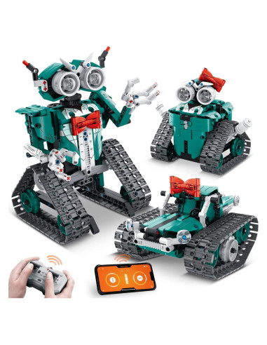 Kit de Construcción STEM IQKidz 3 en 1 Robot RC 440 Piezas