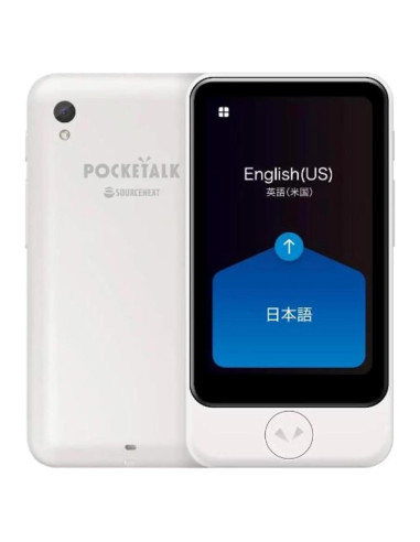 Pocketalk Plus - Traductor de voz y cámara 84 idiomas