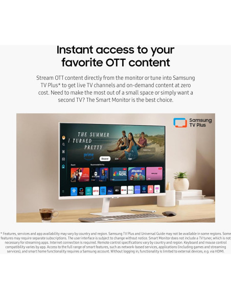 Monitor Inteligente Samsung 27" FHD M50D con Streaming Monitor Inteligente Samsung 27" FHD M50D con Streaming