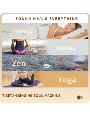 Máquina de Cuencos Cantores Tibetanos NYTPAL N10-S Portátil