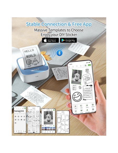 Impresora Térmica Portátil iDPRT S1 Bluetooth Azul Impresora Térmica Portátil iDPRT S1 Bluetooth Azul