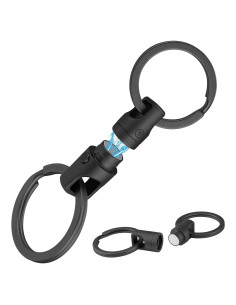 Llavero magnético KeyUnity KA45 de titanio, rotación 360