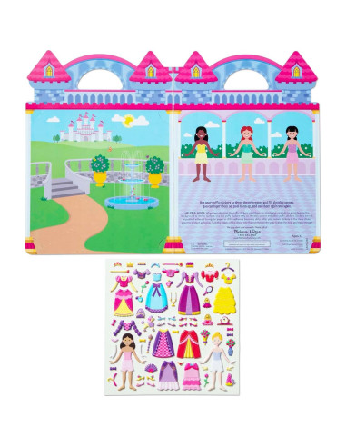 Conjunto de Stickers Puffy Reutilizables Melissa & Doug