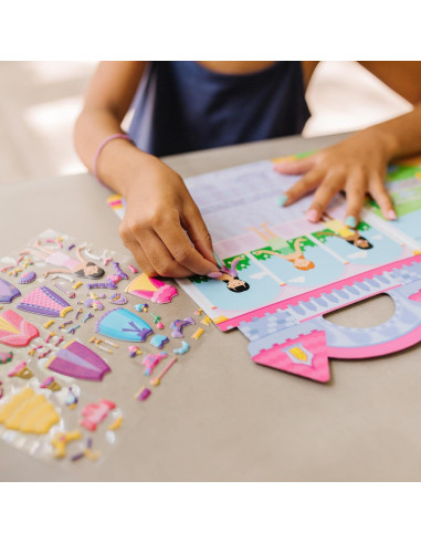 Conjunto de Stickers Puffy Reutilizables Melissa & Doug