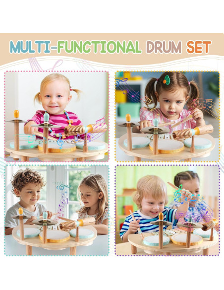 Juego de Batería Montessori Rmischolar para Niños 1-3 Años Juego de Batería Montessori Rmischolar para Niños 1-3 Años