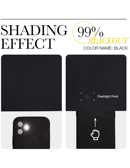 Cortinas Opacas Térmicas NICETOWN 106.68x160 cm 2 Paneles Negro Cortinas Opacas Térmicas NICETOWN 106.68x160 cm 2 Paneles Negro