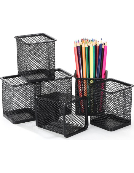 6 Tazas Cuadradas de Metal para Tablero Perforado Colingmill 6 Tazas Cuadradas de Metal para Tablero Perforado Colingmill