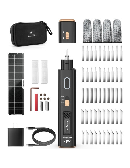 Cuchillo Ultrasonido 35W TURNRISE con Pantalla OLED y 50 Cuchillas Cuchillo Ultrasonido 35W TURNRISE con Pantalla OLED y 50 Cuchillas